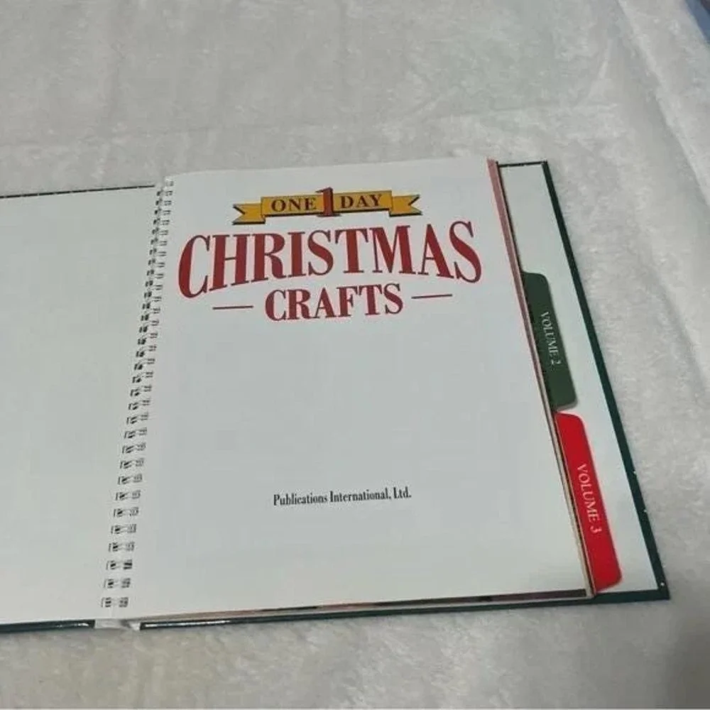 The Treasury of Christmas Crafts Volume 1 2 and 3 in One Book Vintage